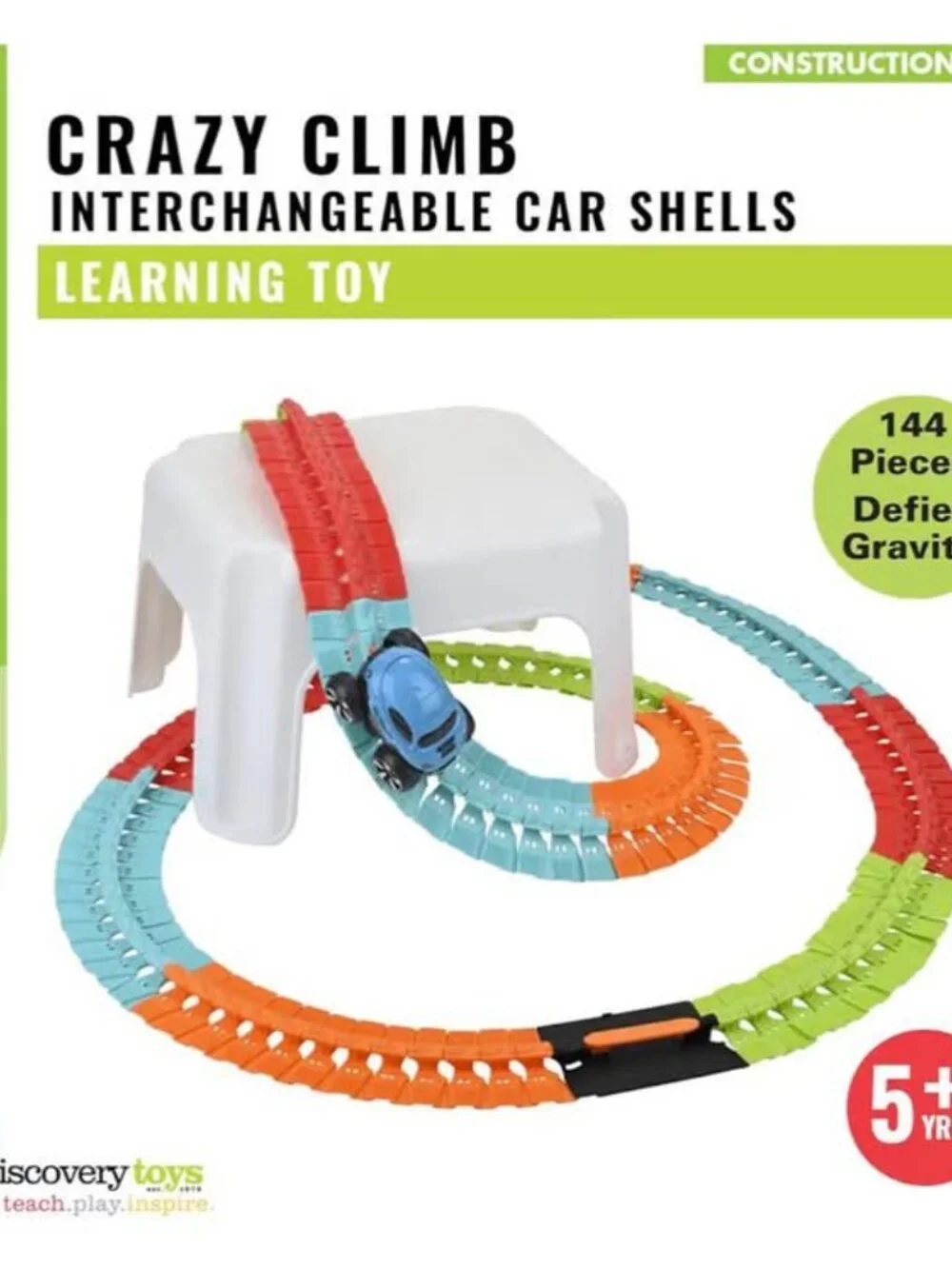 Climbing flexible car track toy